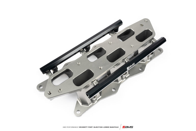 AMS Performance 2023+ Nissan Z Port Injection Lower Manifold - Gunmetal - Burkken Auto Parts