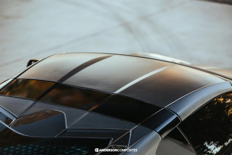 Anderson Composites 20-21 Chevrolet Corvette C8 Dry Carbon Roof Replacement - Burkken Auto Parts