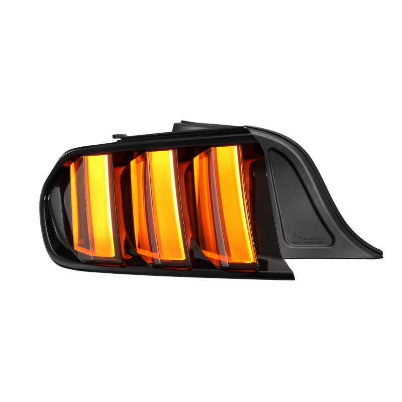 AlphaRex 15-23 Ford Mustang NOVA-Series Prismatic LED Tail Lights Alpha-Black - Burkken Auto Parts
