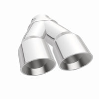 MagnaFlow Double Wall 3in Dual Round Polished Tip 2.25in Inlet - Burkken Auto Parts