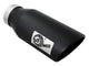 aFe Power MACH Force-Xp 4in In x 6in Out x 15in L Driver Side Clamp-On 4in 409 SS Exhaust Tip-Black - Burkken Auto Parts