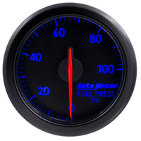 Autometer Airdrive 2-1/6in Fuel Pressure Gauge 0-100 PSI - Black - Burkken Auto Parts