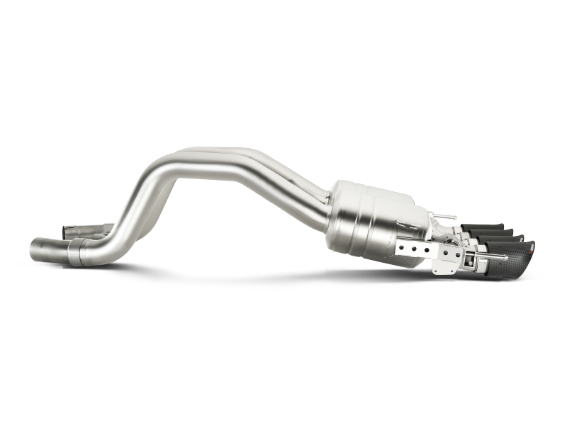 Akrapovic 14-17 Chevrolet Corvette Z06 (C7) Slip-On Line (Titanium) w/ Carbon Tips - Burkken Auto Parts