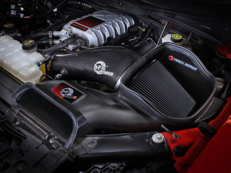 aFe 23-24 Ford F150 Raptor R V8 5.2L Supercharged Track Series Air Intake w/ Black PDS Filter - Burkken Auto Parts