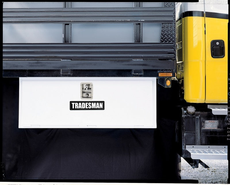 Tradesman Steel Underbody Truck Tool Box (48in.) - White - Burkken Auto Parts