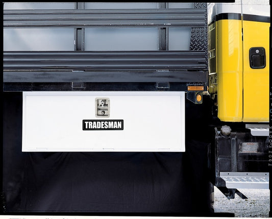 Tradesman Steel Underbody Truck Tool Box (48in.) - White - Burkken Auto Parts