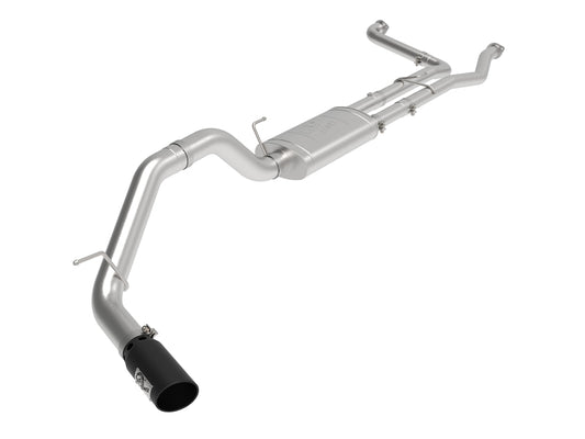 aFe MACHForce XP Exhausts Cat-Back SS-409 Nissan Titan XD 16-19 V8-5.6L - Black - Burkken Auto Parts