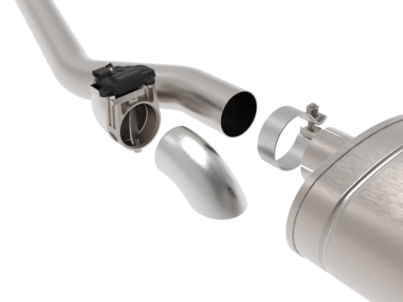 aFe Gemini XV 3in 304 SS Cat-Back Exhaust w/ Cutout 19-21 GM Silverado/Sierra 1500 V8- w/ Black Tips - Burkken Auto Parts