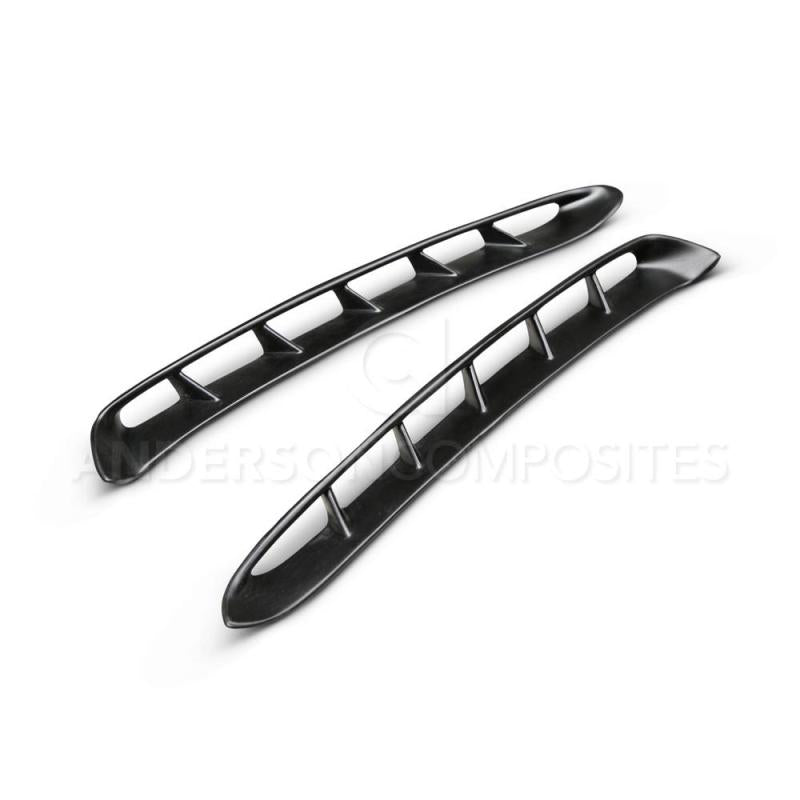 Anderson Composites 15-16 Ford Mustang GT350 Style Fiberglass Front Fenders - Burkken Auto Parts