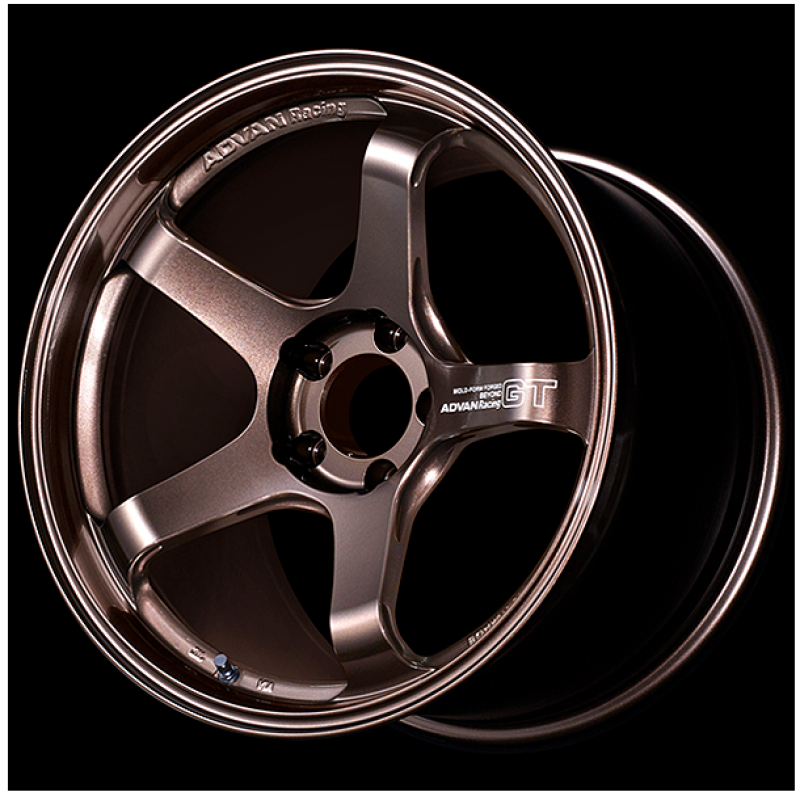 Advan GT PORSCHE 19X10.5 +45 5-130 Racing Brass Gold Wheel - Burkken Auto Parts