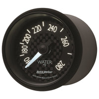 Autometer GT Series 52mm Mechanical 140-280 Deg F Water Temperature Gauge - Burkken Auto Parts