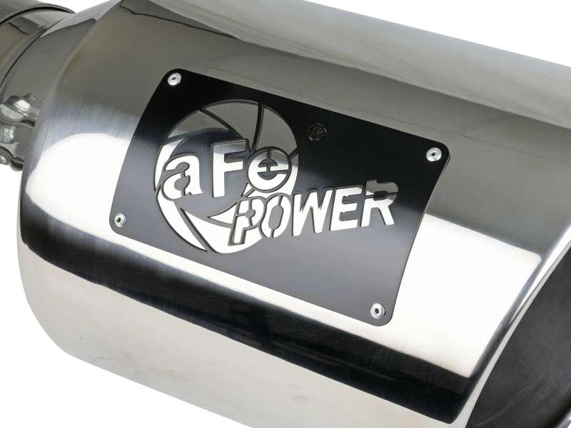 aFe Power Universal 5in Inlet 8in Outet MACH Force-XP Clamp-On Exhaust Tip - Polished - Burkken Auto Parts