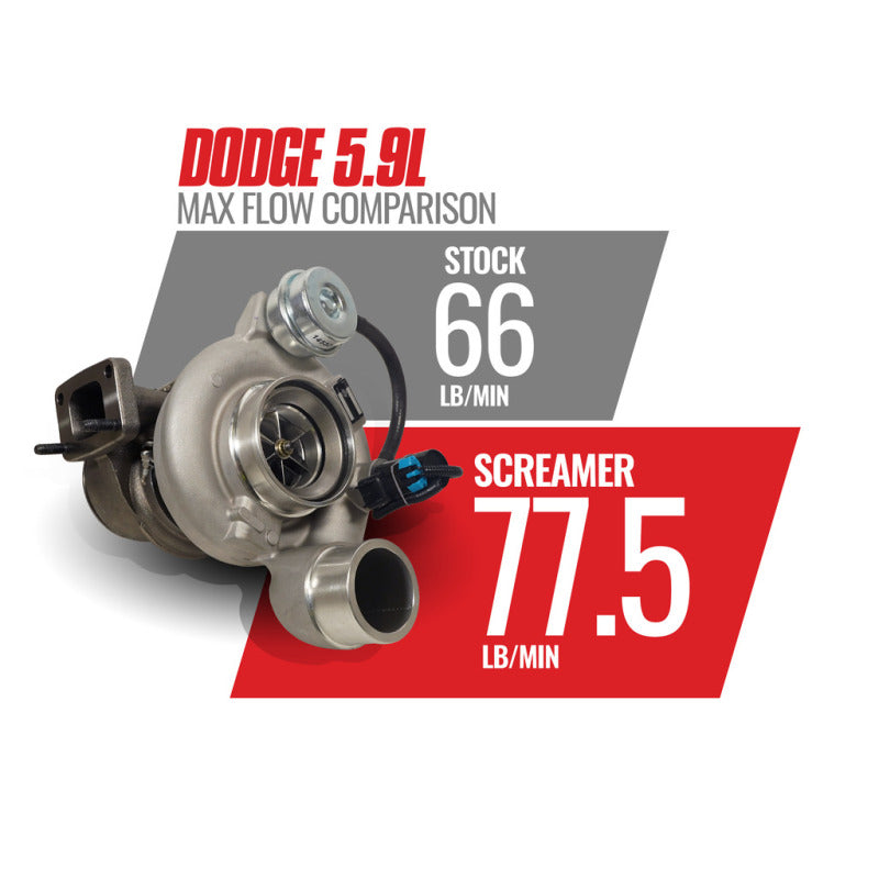 BD Diesel 03-07 Dodge 5.9L Cummins Screamer Turbo HE351CW - Burkken Auto Parts