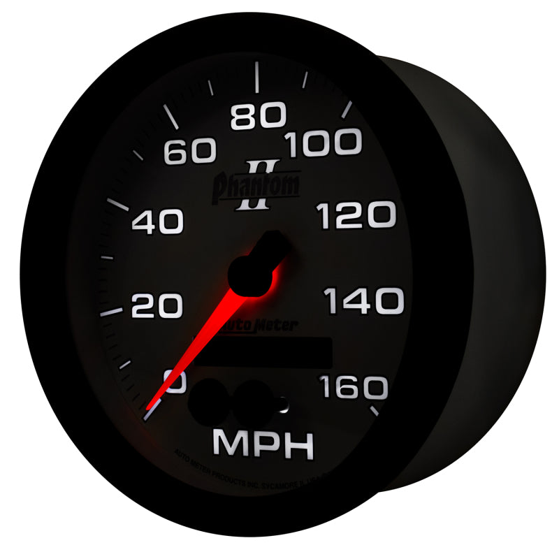 Autometer Phantom II 5in 0-140MPH In-Dash Electronic GPS Programmable Speedometer - Burkken Auto Parts