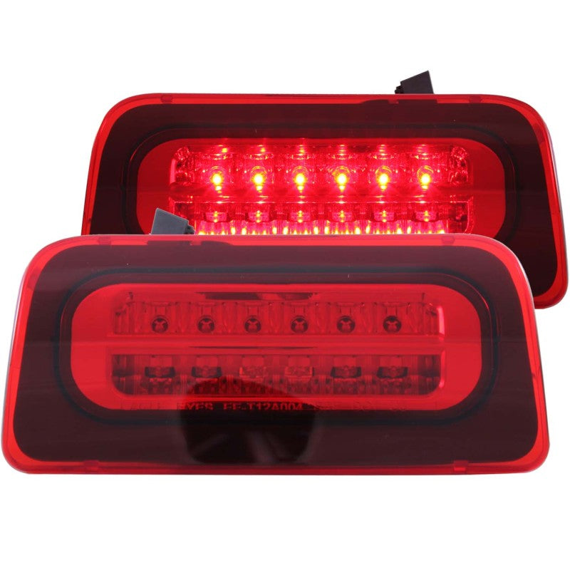 ANZO 1995-2005 Chevrolet S-10 LED 3rd Brake Light Red/Clear - Burkken Auto Parts