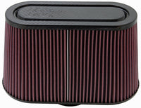 K&N Universal Filter with Carbon Fiber Top & Base-12in Base O/S Length x 6in Base O/S Width x 7in H - Burkken Auto Parts
