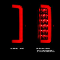 ANZO 1987-1996 Ford F-150 LED Taillights Black Housing Smoke Lens (Pair) - Burkken Auto Parts