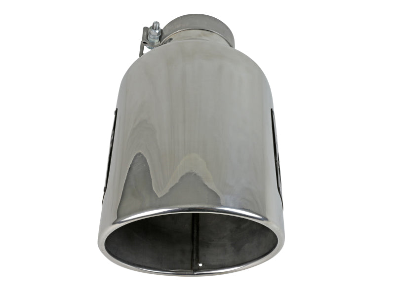 aFe Power MACH Force-Xp 304 Stainless Steel Clamp-on Exhaust Tip - Polished - Burkken Auto Parts