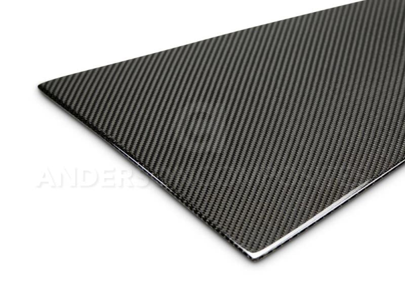 Anderson Composites 2015-2017 Ford Mustang Type -F Style Window Louvers - Flat - Burkken Auto Parts