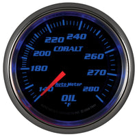 Autometer Cobalt 66.7mm 140-280 Degree F Mechanical Oil Temperature Gauge - Burkken Auto Parts