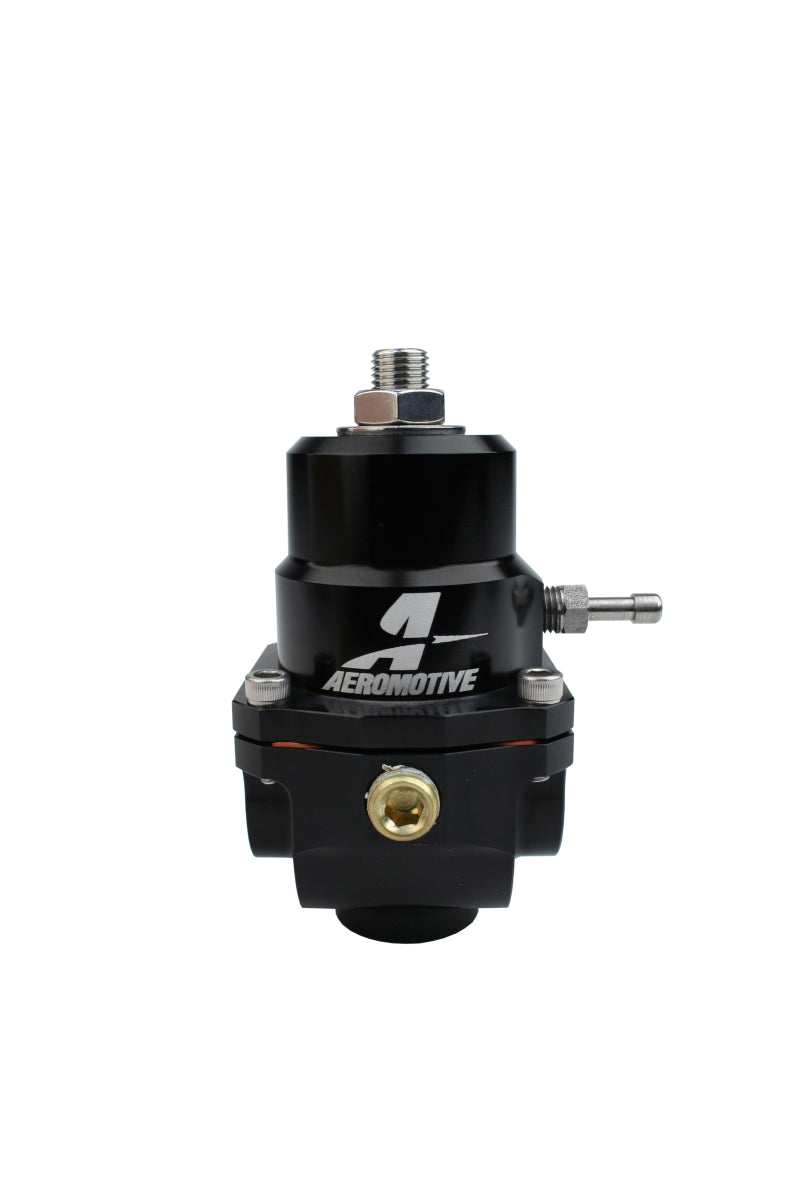 Aeromotive Adjustable Regulator - 3-15PSI - .313 Valve - (2) -08 Inlets/ -08 Return - Burkken Auto Parts