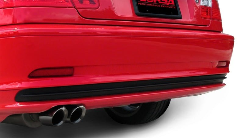 Corsa 2001-2006 BMW 325i/ci Convertible E46 Black Sport Axle-Back Exhaust - Burkken Auto Parts