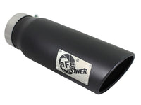 aFe Diesel Exhaust Tip Bolt On Black 4in Inlex x 5in Outlet x 15in - Burkken Auto Parts