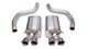 Corsa 2006-2013 Chevrolet Corvette C6 Z06 7.0L V8 Polished Sport Axle-Back Exhaust - Burkken Auto Parts
