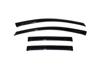 AVS 07-12 Nissan Versa Hatch Ventvisor Outside Mount Window Deflectors 4pc - Smoke - Burkken Auto Parts