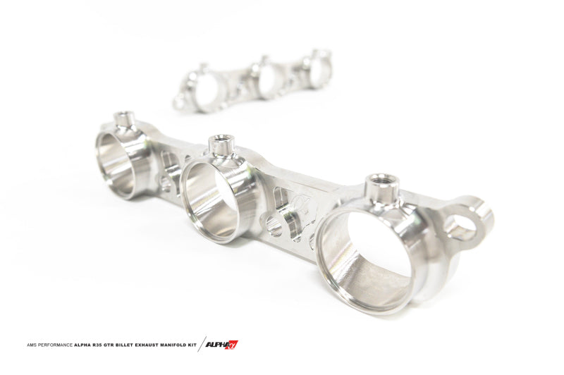 AMS Performance 2009+ Nissan R35 GT-R Billet Exhaust Manifold Flange Kit - Burkken Auto Parts