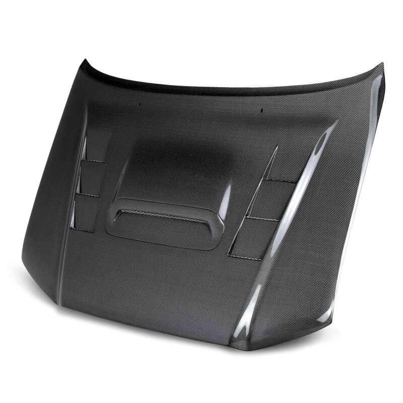 Seibon 12-15 Toyota Tacoma TS-Style Carbon Fiber Hood - Burkken Auto Parts