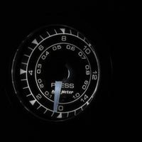 Autometer Chrono 2-1/16in 15PSI Pressure Gauge - Burkken Auto Parts