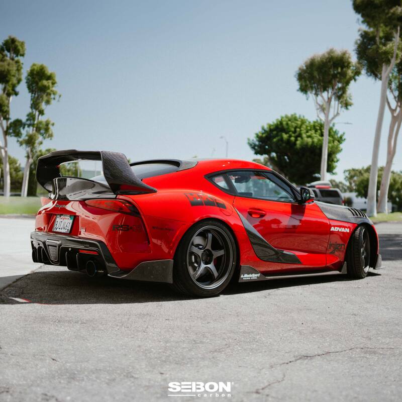 Seibon 2020 Toyota Supra TD-Style Carbon Fiber Rear Spoiler - Burkken Auto Parts