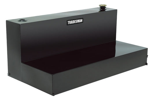 Tradesman Steel L-Shape Liquid Storage Tank (Full Size) - Black - Burkken Auto Parts