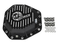 aFe Power Pro Ser Rear Diff Cover Black w/Mach Fins 2017 Ford Diesel Trucks V8-6.7L(td) Dana M275-14 - Burkken Auto Parts