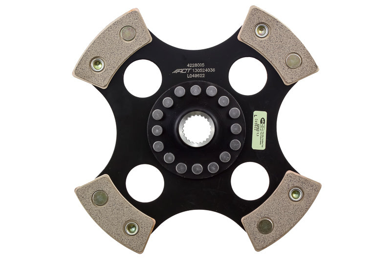 ACT 2005 Mazda 3 4 Pad Rigid Race Disc - Burkken Auto Parts