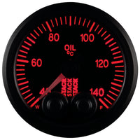 Autometer Stack 52mm 40-140 Deg C 1/8in NPTF Male Pro-Control Oil Temp Gauge - Black - Burkken Auto Parts