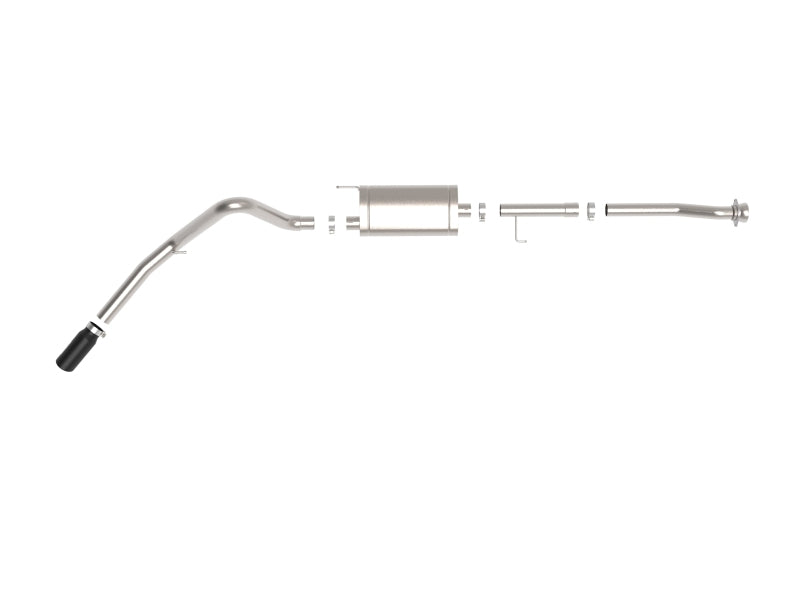 aFe Apollo GT 3in 409 SS Cat-Back Exhaust 2021 Ford F-150 V6 2.7L/3.5L (tt)/V8 5.0L w/ Black Tips - Burkken Auto Parts