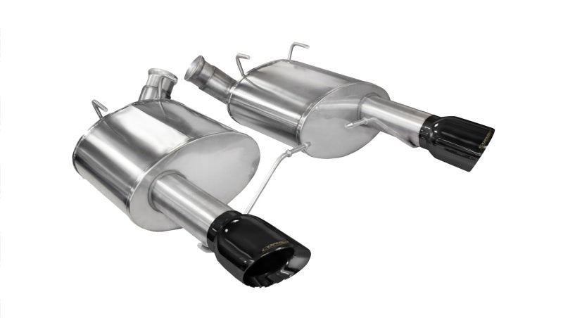 Corsa 2011-2014 Ford Mustang GT/Boss 302 5.0L V8 Black Xtreme Axle-Back Exhaust - Burkken Auto Parts