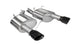 Corsa 2011-2014 Ford Mustang GT/Boss 302 5.0L V8 Black Xtreme Axle-Back Exhaust - Burkken Auto Parts