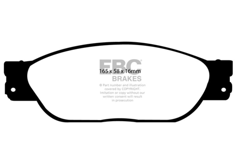 EBC Brakes Greenstuff 2000 Series Sport Pads - Burkken Auto Parts