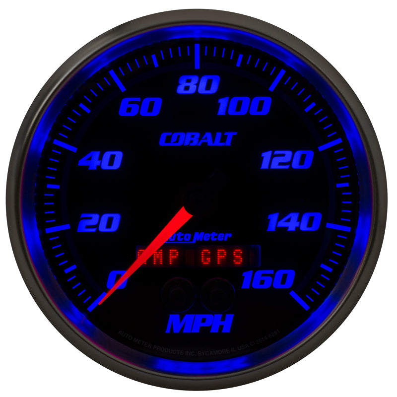 Autometer Cobalt 5in 0-140MPH In-Dash Electronic GPS Programmable Speedometer - Burkken Auto Parts