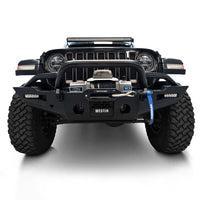 Westin 20-25 Jeep Gladiator / 18-25 Wrangler JL XTS Front Bumper - Tex. Blk - Burkken Auto Parts