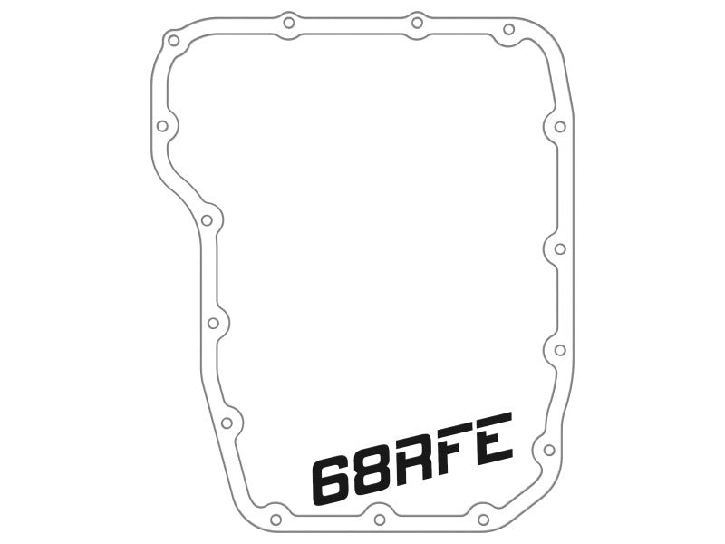 aFe Transmission Pan Raw w/ Machined Fins 13-19 Dodge Diesel Trucks L6-6.7L (td) - Burkken Auto Parts