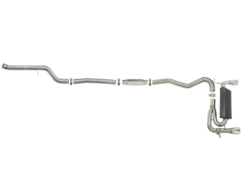 aFe MACH Force-Xp 3in 304 SS Cat-Back Exhaust w/Polished Tips 12-15 BMW 335i (F30) L6 3.0L (t) N55 - Burkken Auto Parts