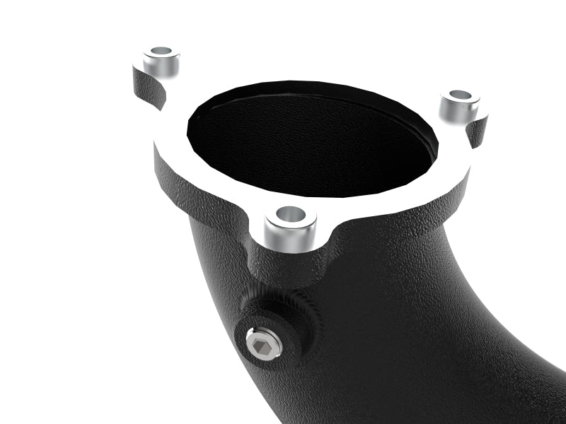 aFe 17-22 BMW 540i (G30/G31/G38) B58 L6 3.0L (t) BladeRunner 3in Aluminum Hot Charge Pipe - Black - Burkken Auto Parts