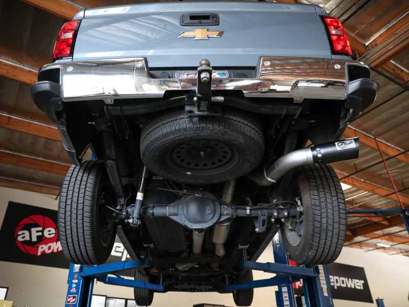 aFe Apollo GT Series 4in 409SS Cat Back Exh System w/Blk Tip 14-18 GM Silverado/Sierra 1500 V8-6.2L - Burkken Auto Parts