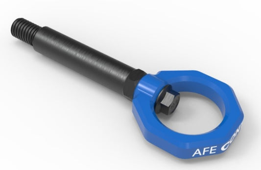 aFe Control Rear Tow Hook Blue BMW F-Chassis 2/3/4/M - Burkken Auto Parts