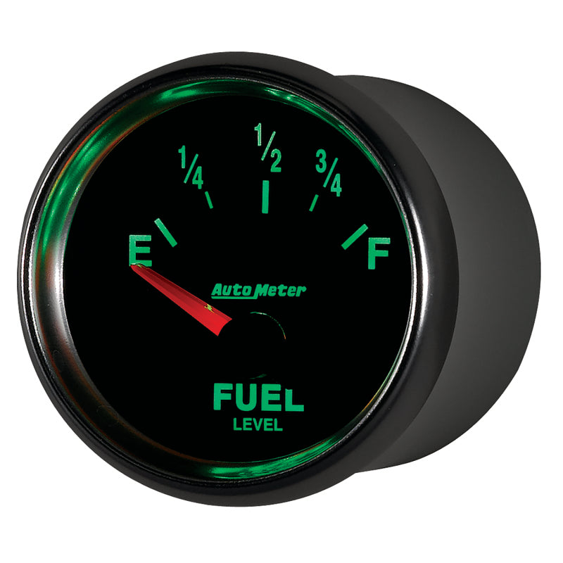 Autometer GS 52mm 0-90 ohms Short Sweep Electronic Fuel Level GM Gauge - Burkken Auto Parts