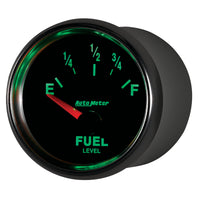 Autometer GS 52mm 0-90 ohms Short Sweep Electronic Fuel Level GM Gauge - Burkken Auto Parts